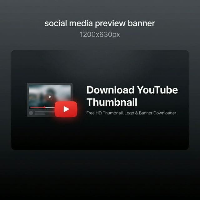 YouTube Thumbnail Downloader - Main product screenshot demonstrating key features and user interface