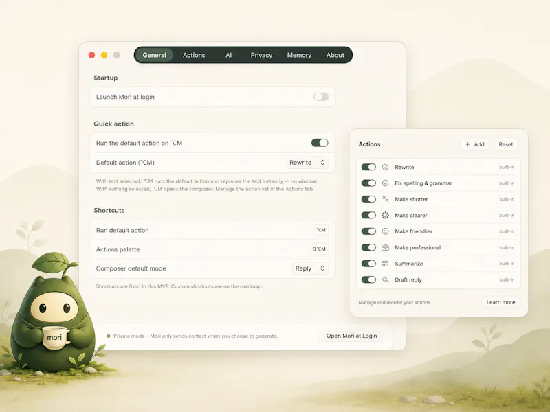 Mori screenshot 4