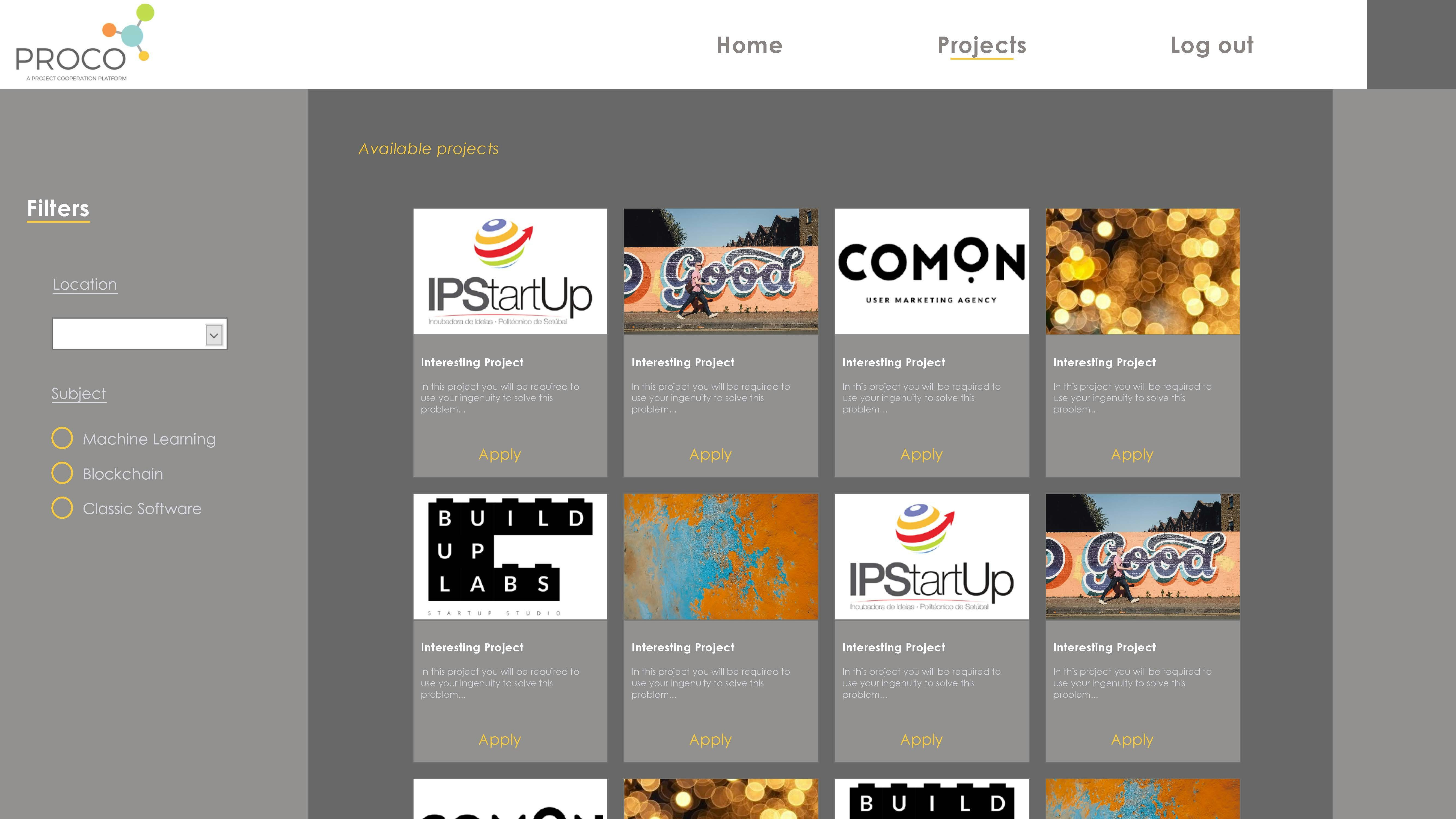 PROCO - A project cooperation platform gallery image