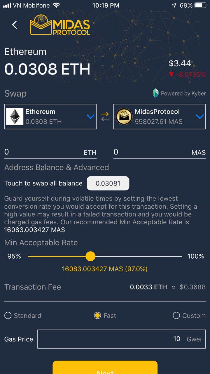 Midas Protocol Wallet gallery image