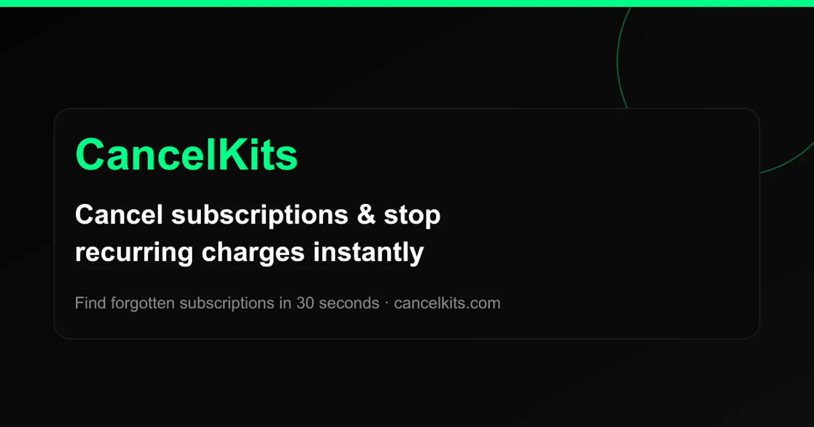 CancelKits screenshot 1