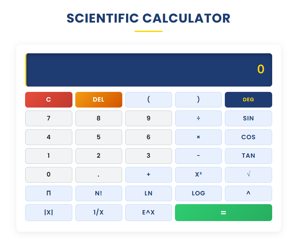 Scientific Calculator | Ease Tools gallery image