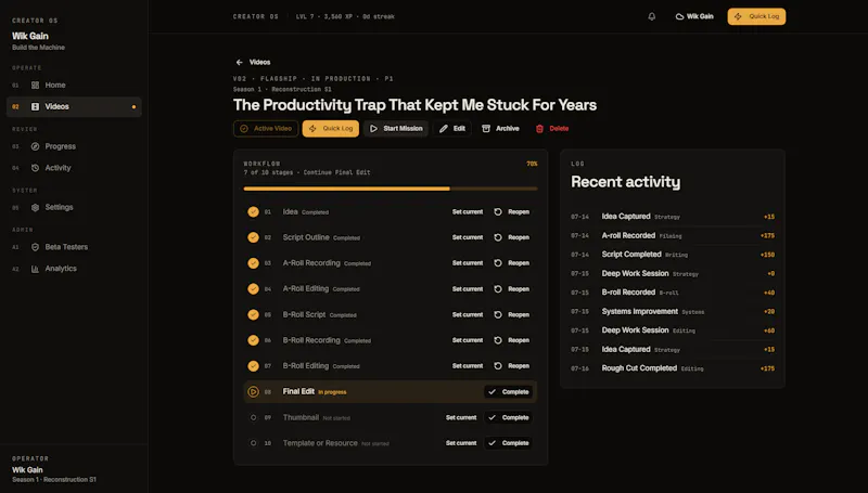 Creator OS screenshot 3