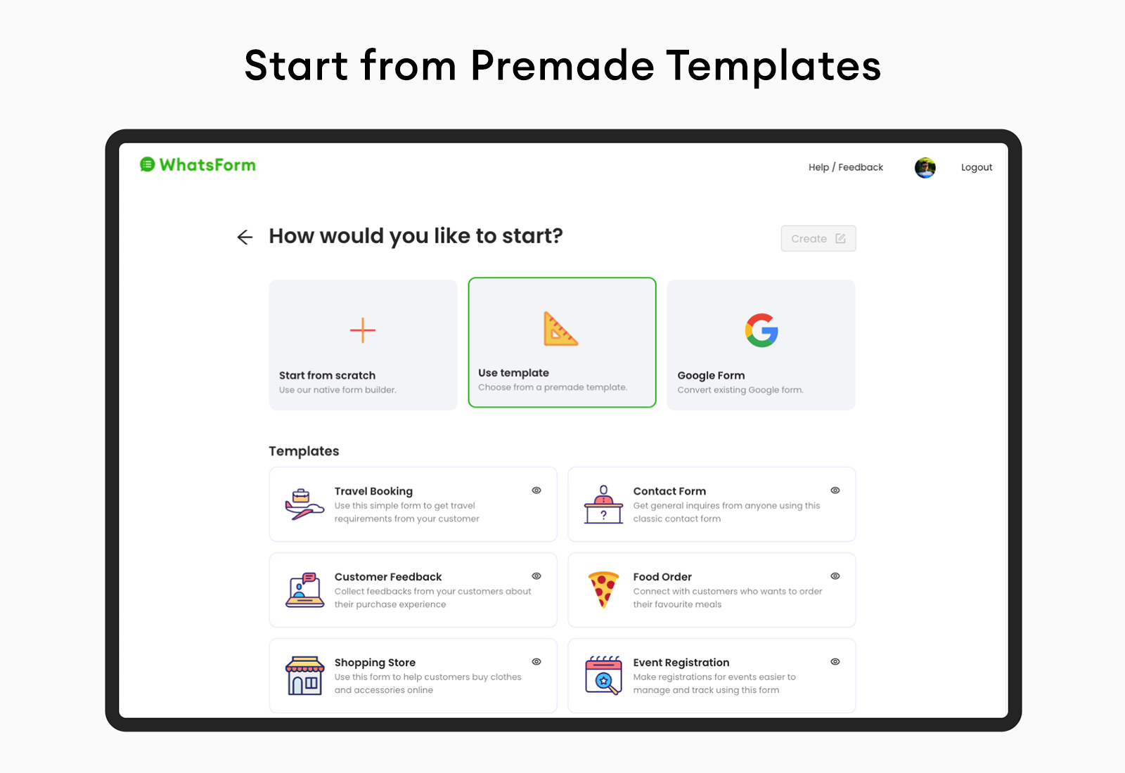 WhatsForm gallery image