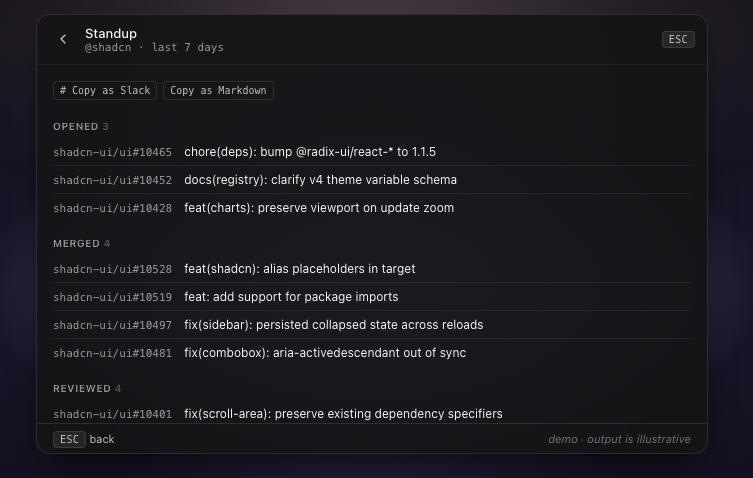Glist.dev  gallery image