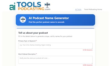 AI Podcast Name Generator gallery image
