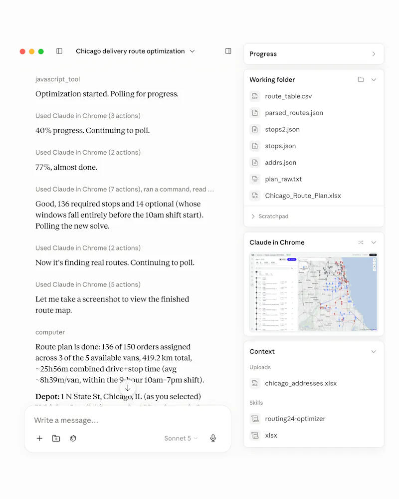 Routing24 for Claude Cowork screenshot 6