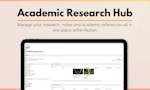 Notion Academic Research Hub image
