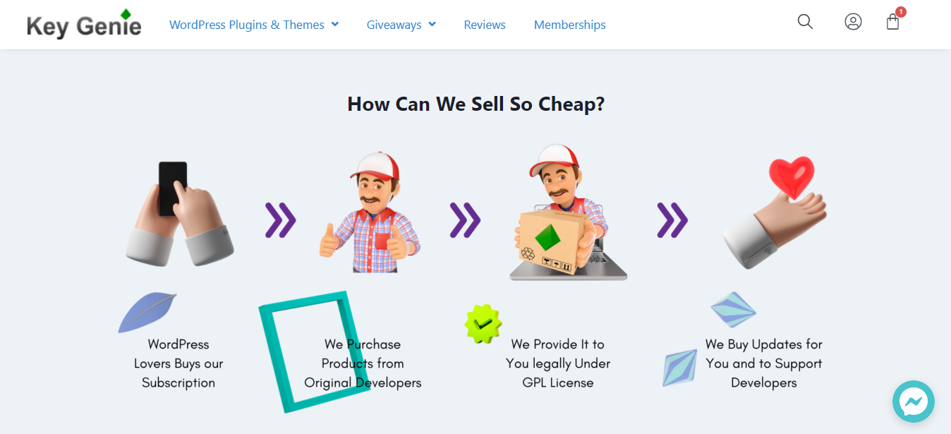 Keygenie - WordPress Plugins & Themes gallery image