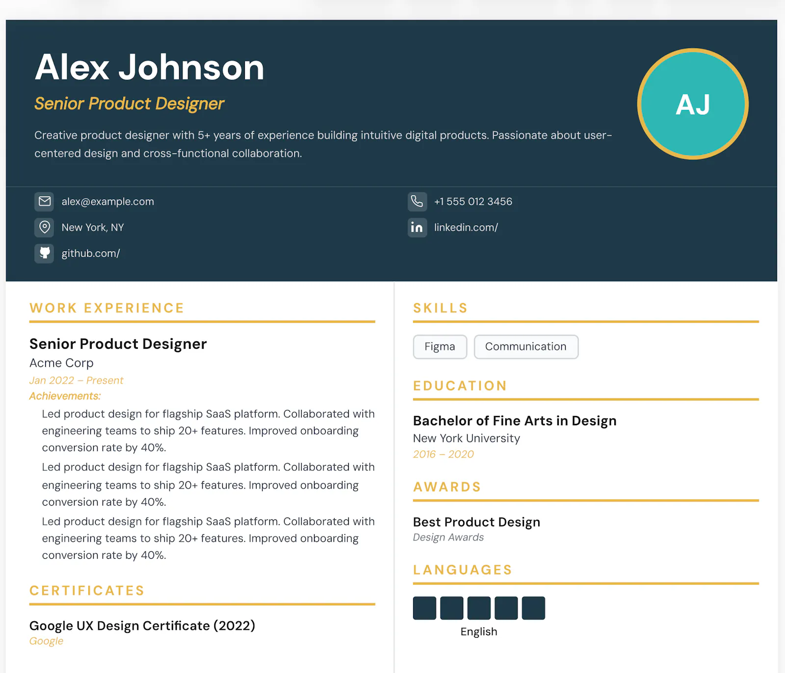 Free Online Resume Builder — iLuvRESUME screenshot 18