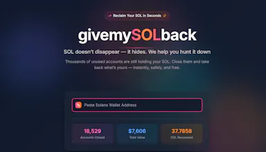 GiveMySolBack gallery image