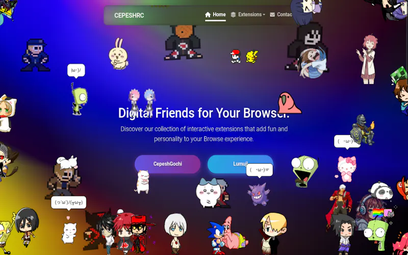 Shimeji & GIF Interactive Browser Pets screenshot 5