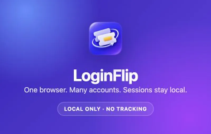 LoginFlip screenshot 1