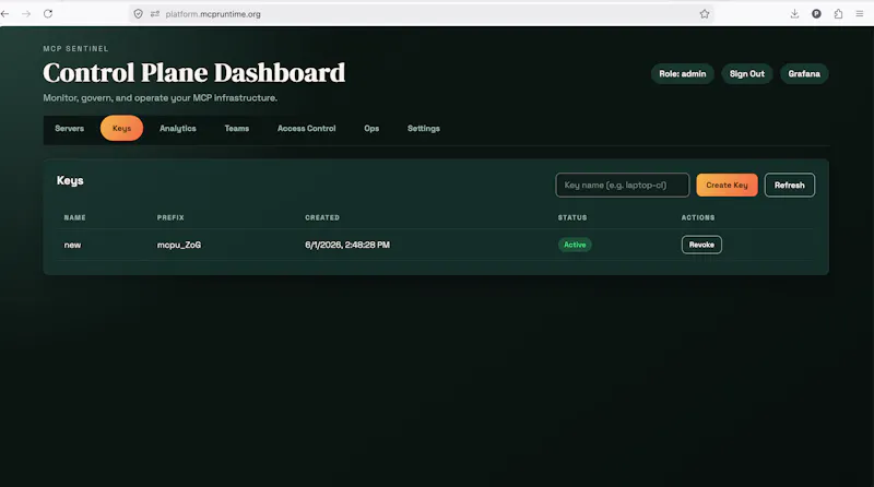 MCP Runtime screenshot 4