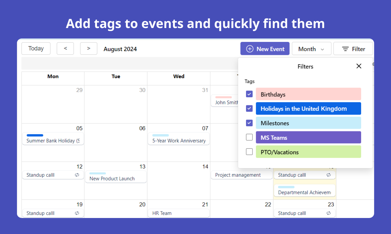 Shared Team Calendar media 6