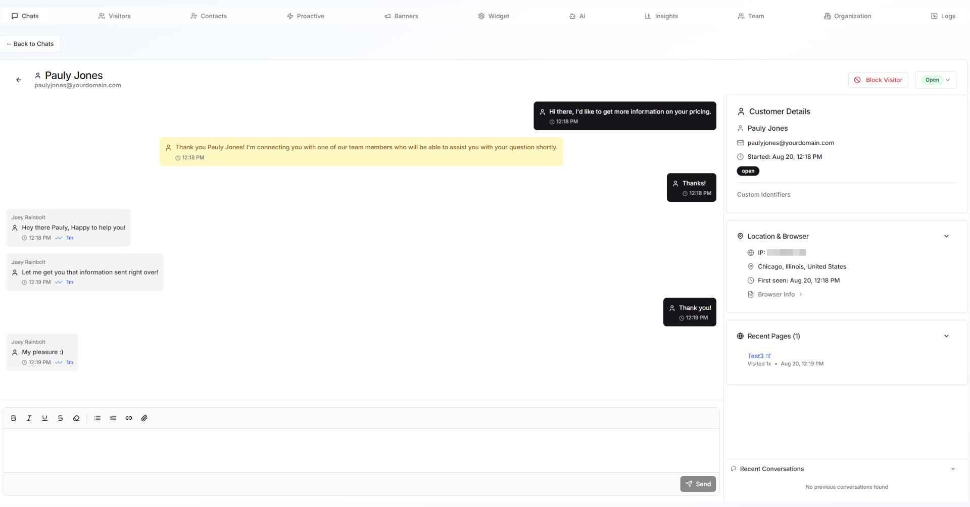 Steramisch - Website AI Support Widget Suite die topfuncties combineert. media 3