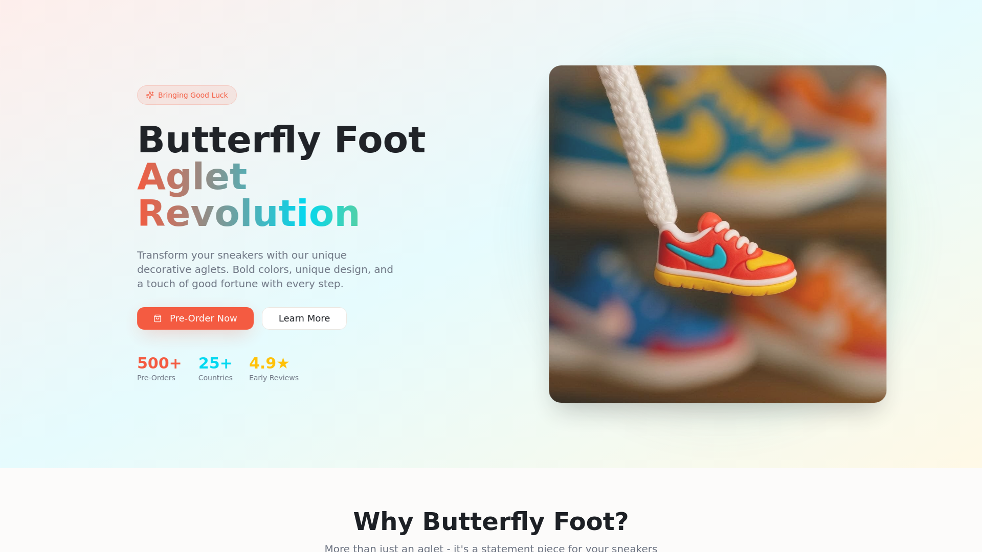 Butterfly Foot - Main screenshot showing features and interface