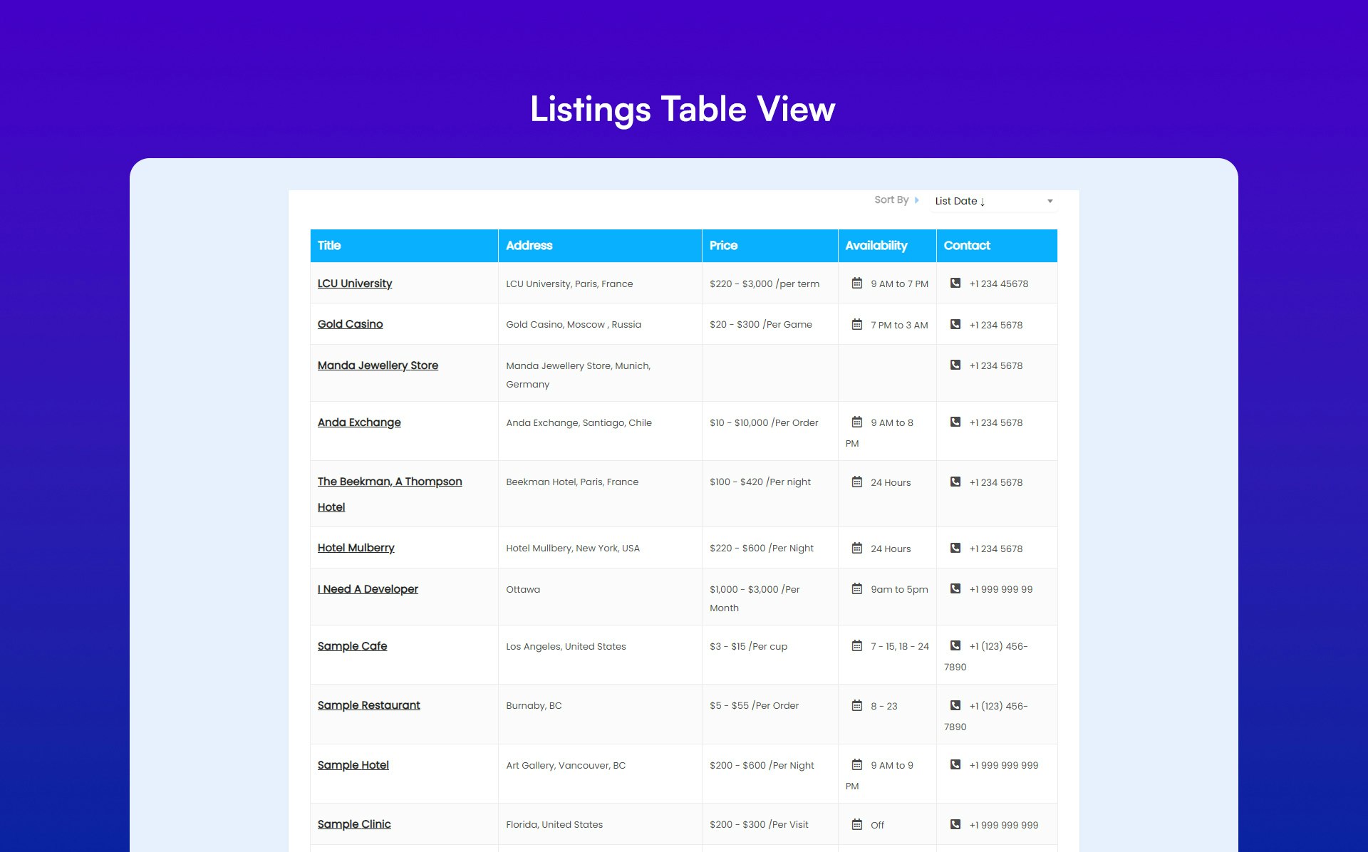 Listdom gallery image