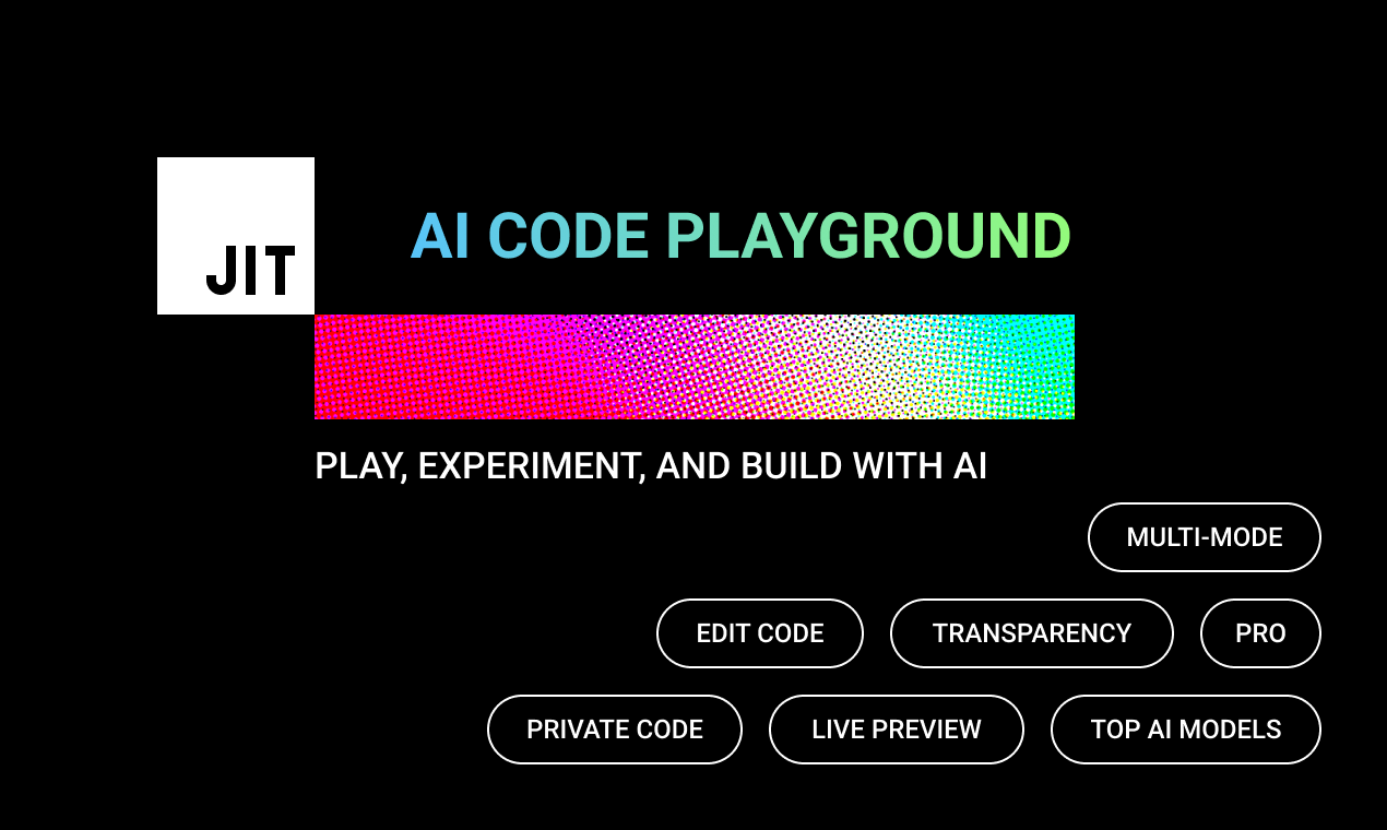 Jit - AI uygulamaları için codepen medya 1