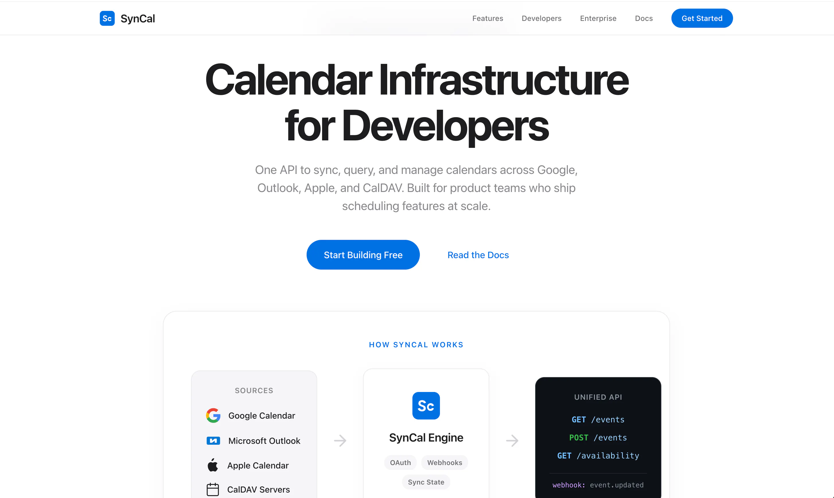 SynCal Dashboard gallery image