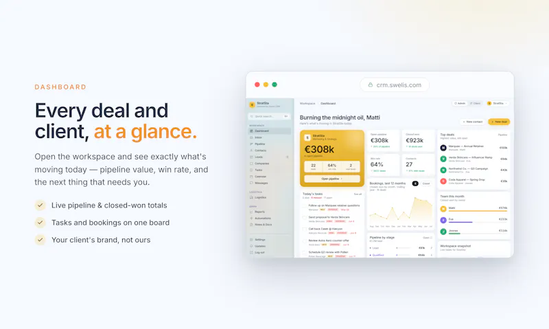 Swelis CRM screenshot 4