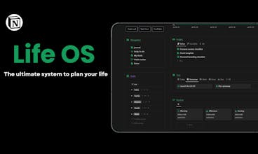 借助 Notion 中的 Life OS 仪表板应对快节奏的生活方式