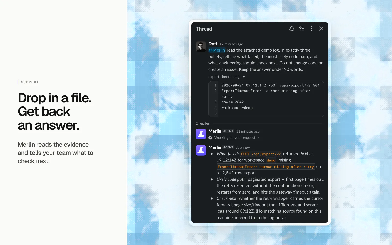 Merlin screenshot 2