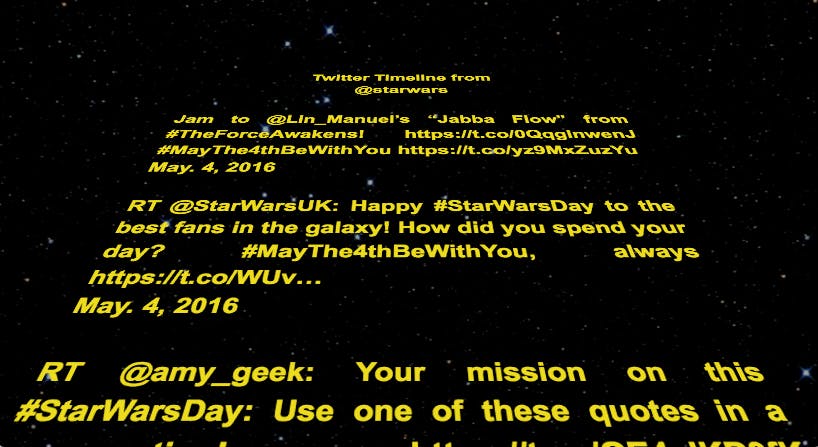 StarWarsTwitter.js media 1