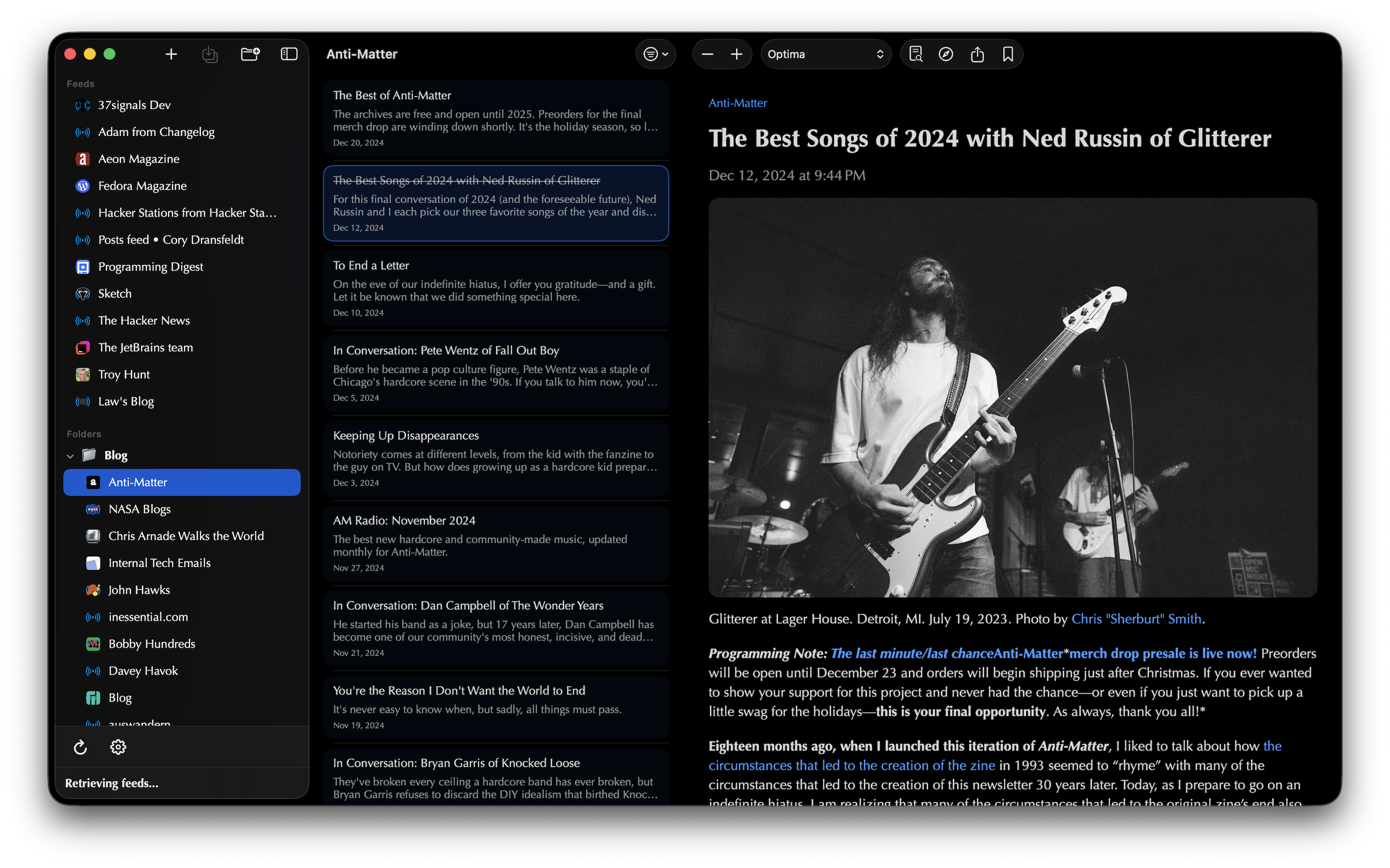 Ember Feed Alternative RSS Reader gallery image