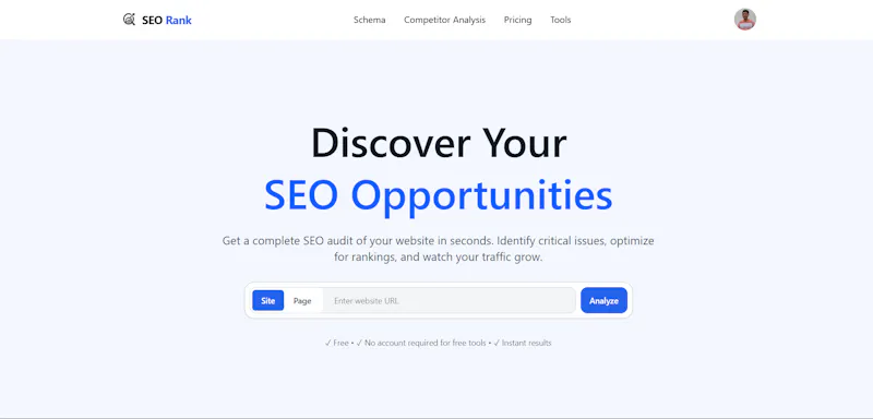 SEO Rank screenshot 1