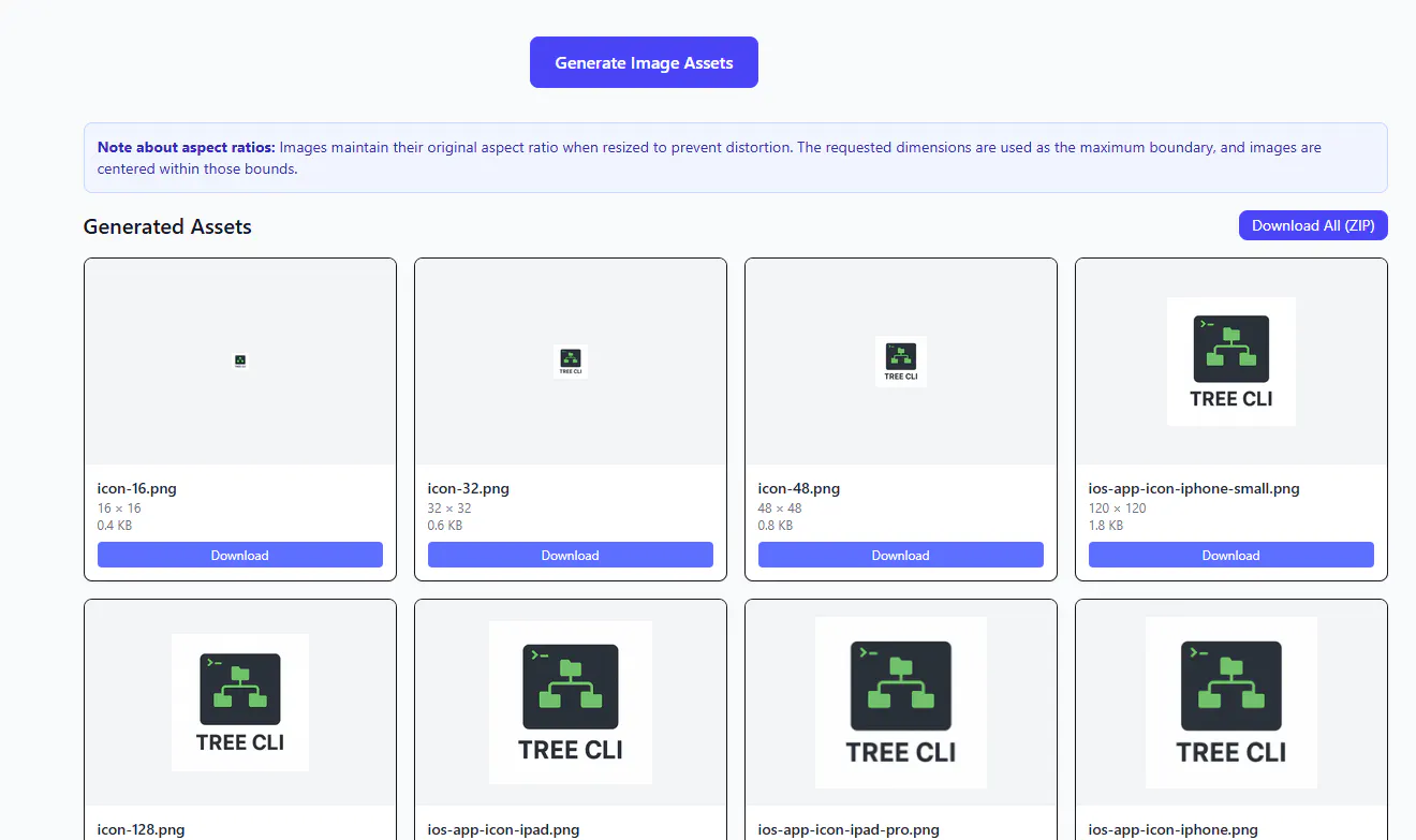 Image Assets Generator gallery image