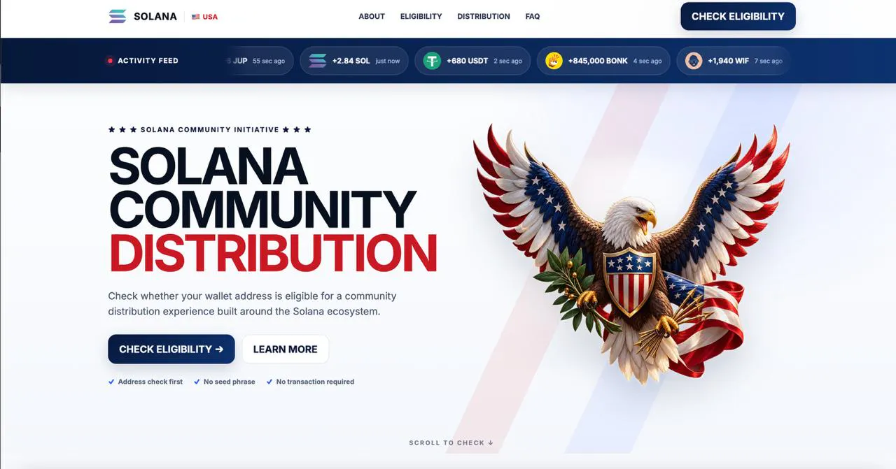 Solana USA — Community Eligibility gallery image