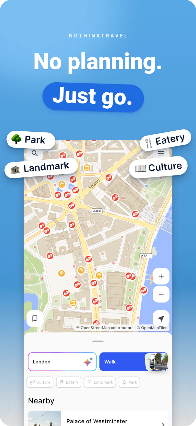 NoThinkTravel screenshot 1