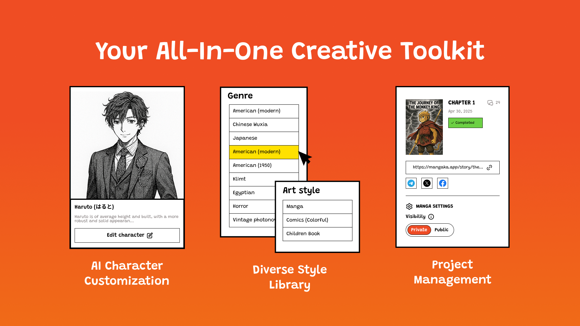 Mangaka.app gallery image