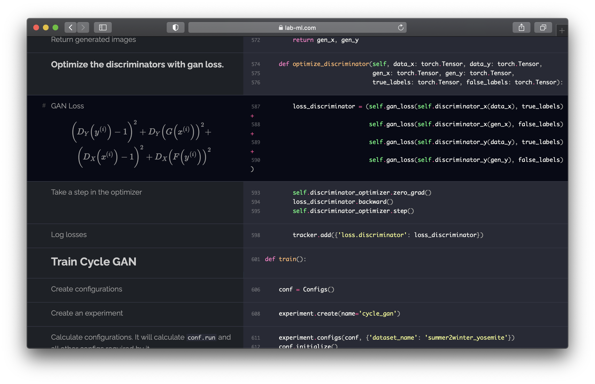 LabML Notifications gallery image