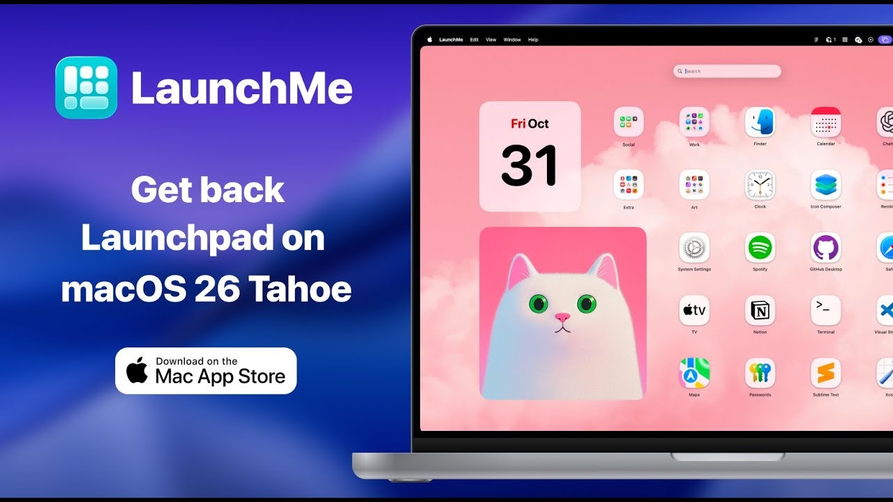 LaunchMe - App Launchpad macOS 26 gallery image
