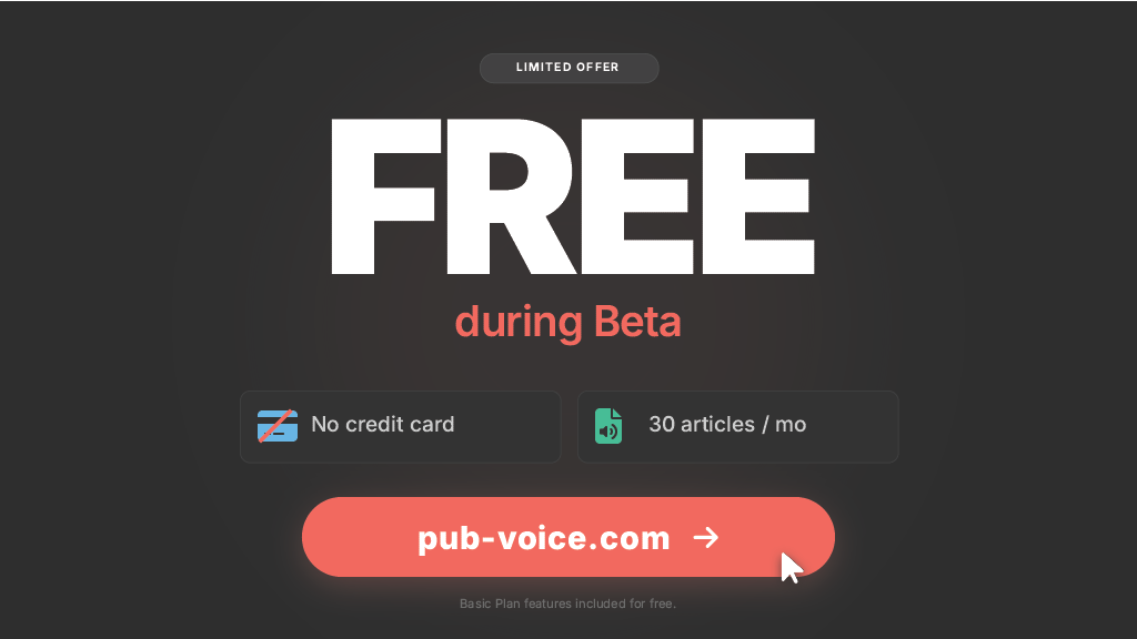 PUBVOICE | Turn Readers into Listeners gallery image