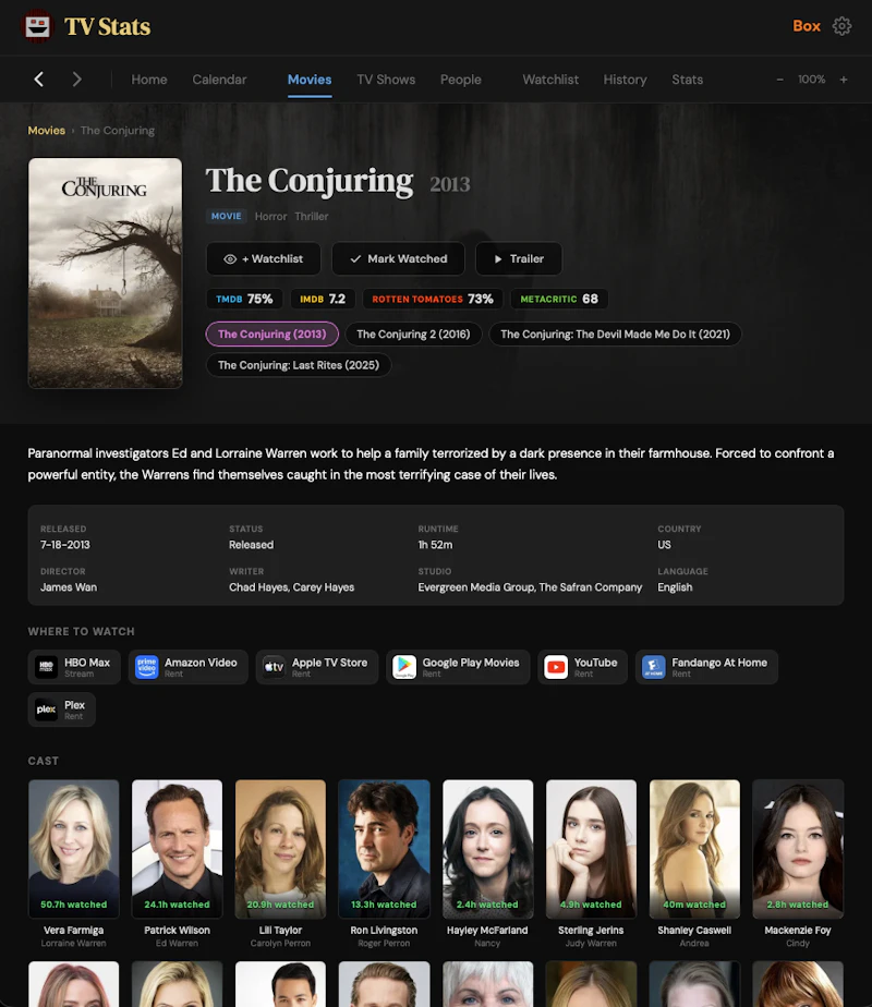 TV Stats for macOS - Free Movie Tracker screenshot 10