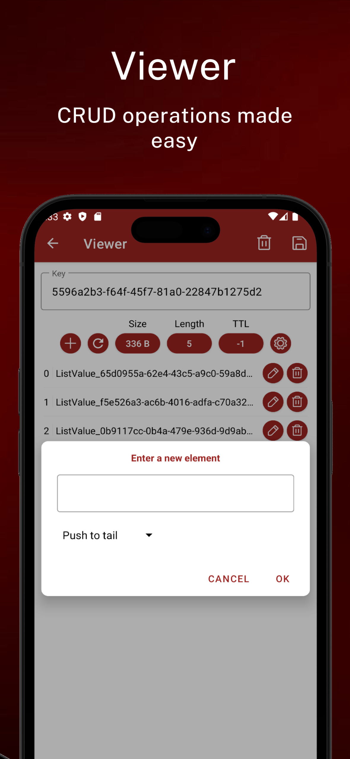 وسائط إعادة - Legacy Redis®* عميل متوافق مع Android 4