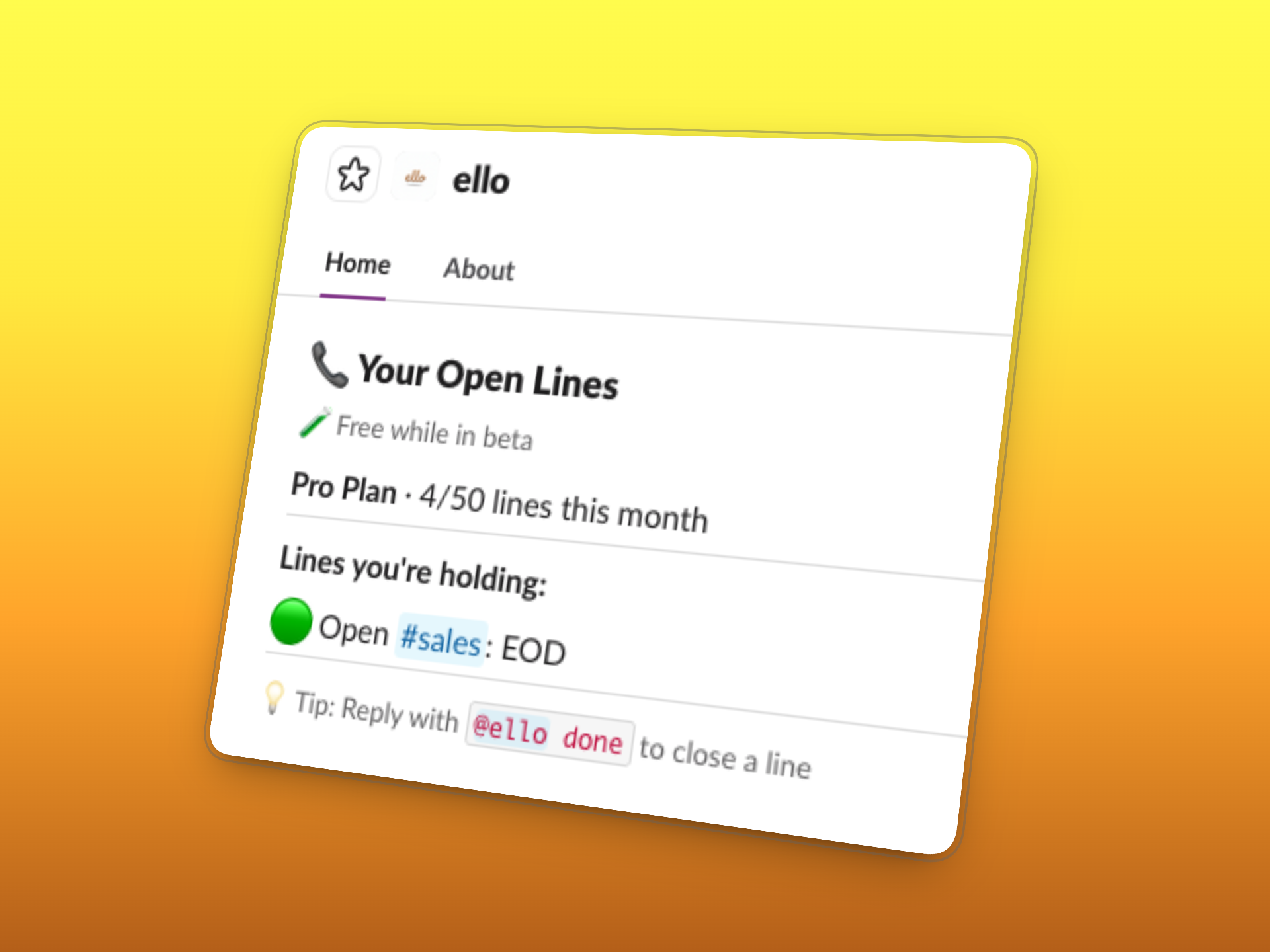 Ello - Screenshot 3 showing product features and functionality