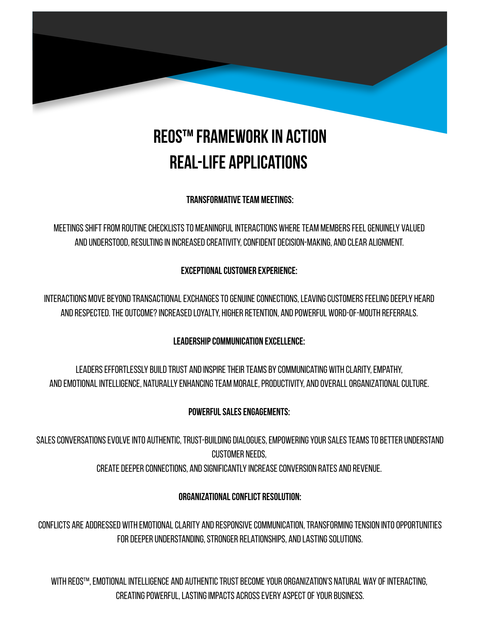 REOS™ Framework media 3