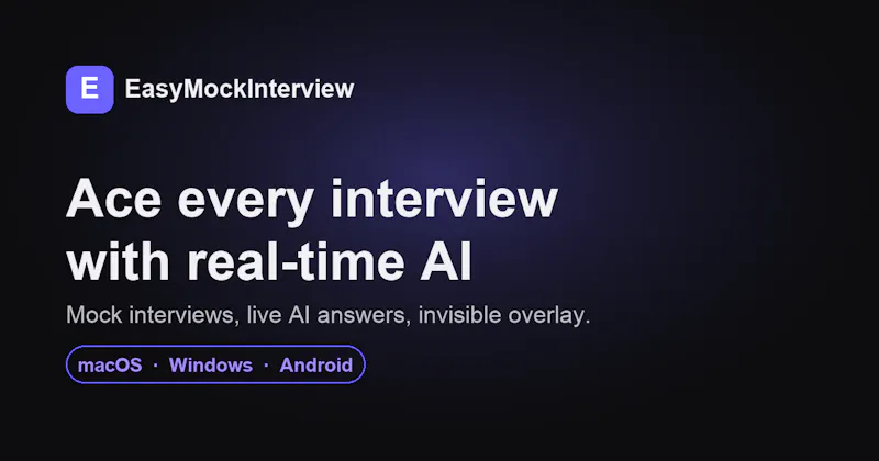 EasyInterview screenshot 1