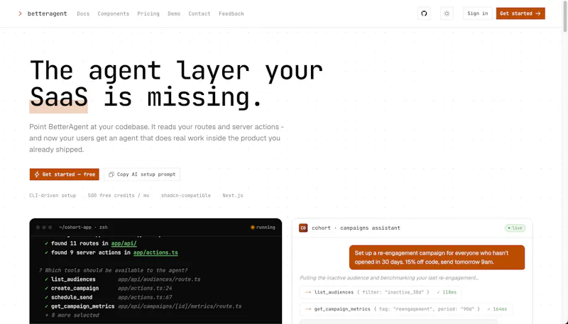 BetterAgent screenshot 1