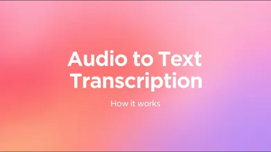 Audio To Text Transcription gallery image