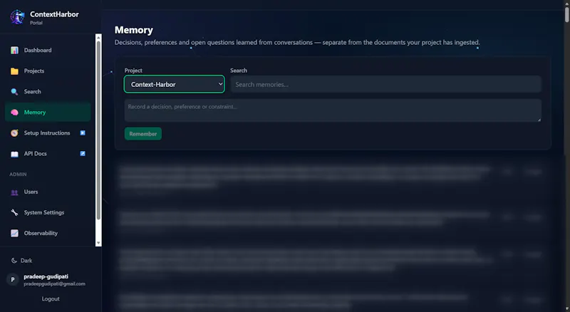 ContextHarbor screenshot 6