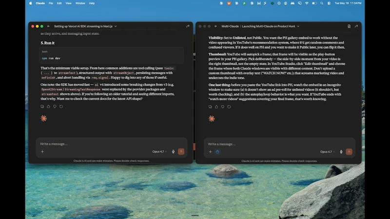 Multi-Claude screenshot 1 (video preview)