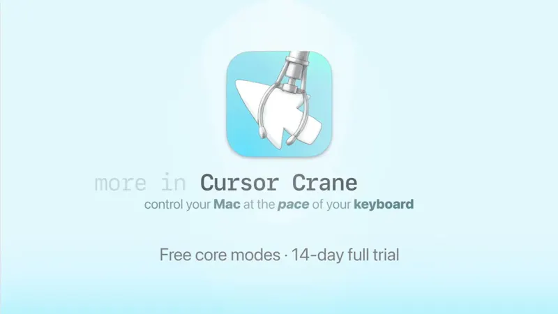 Cursor Crane screenshot 1 (video preview)