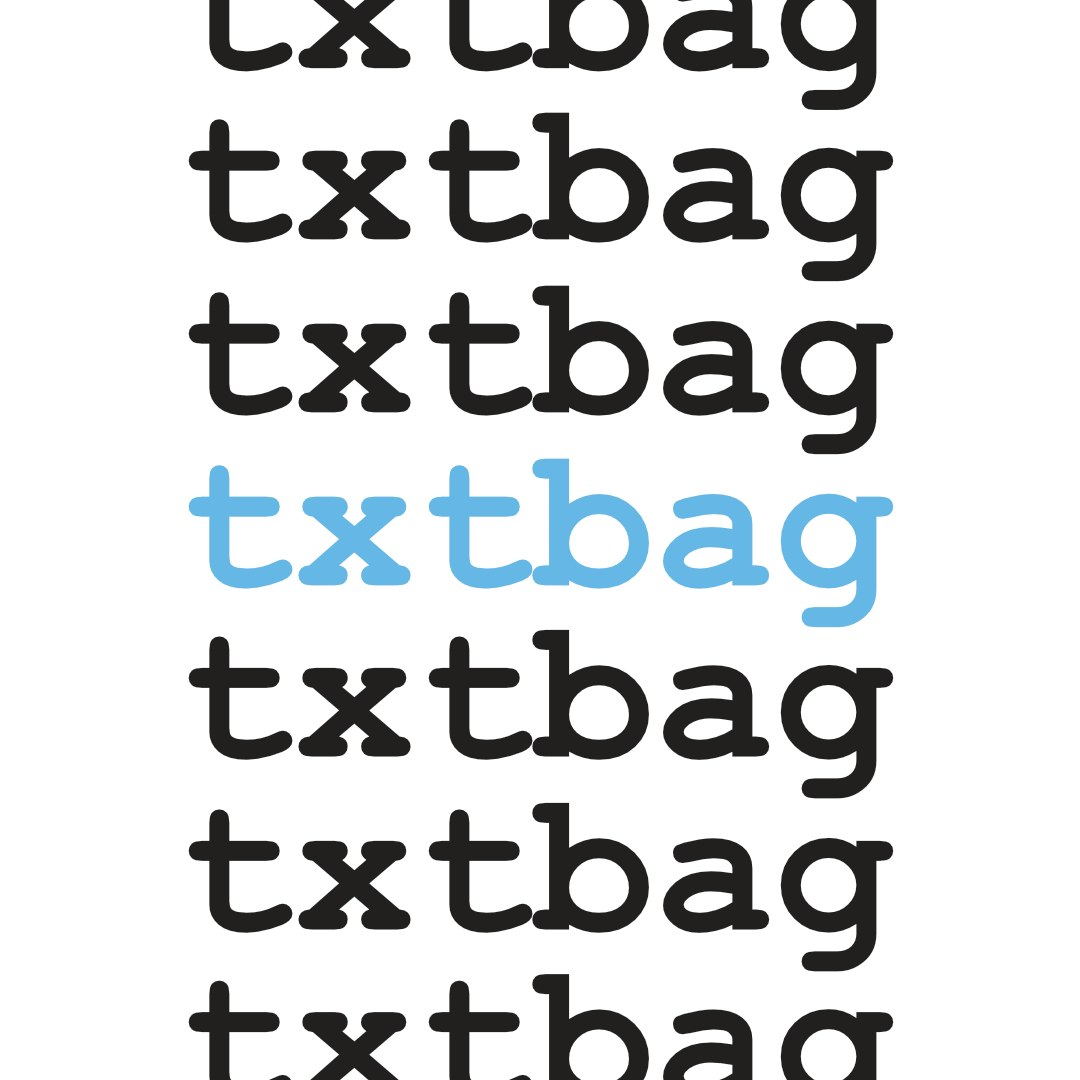 txtbag - Product Hunt launch logo