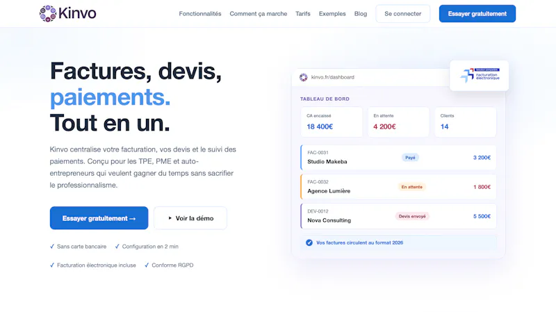 Kinvo screenshot 1