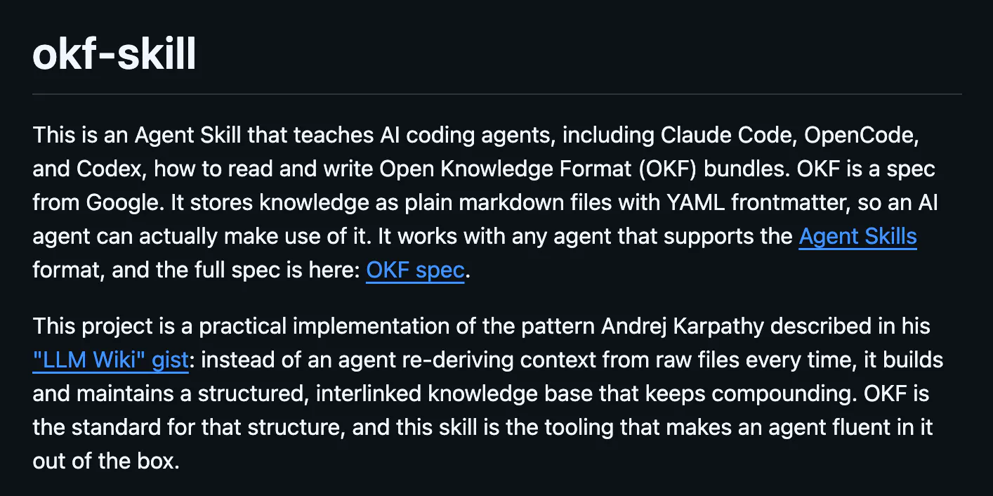 OKF Skill  gallery image